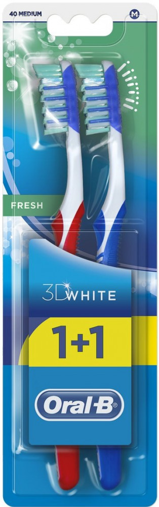 Oral-B Advantage 3D Fresh 40 Medium 1+1 DUÓ Fogkefe - Dental